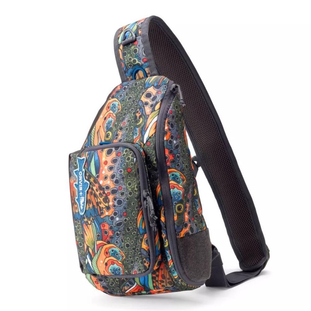 Orvis Mini Sling Pack in Fishe Unbound Brown